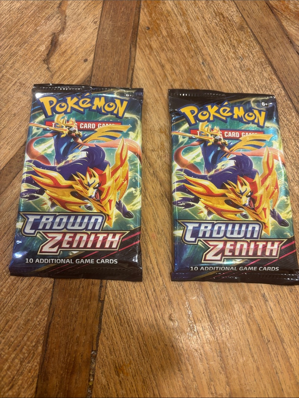 Pokemon Set Of 2 Crown Zenith Booster Packs -
Sealed